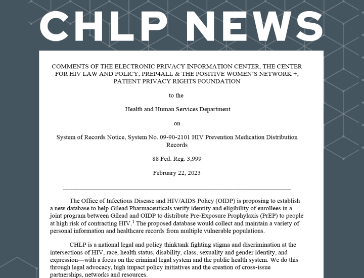 Confidentiality and Disclosure The Center for HIV Law and Policy